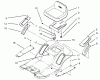 Toro 71202 (12-38XL) - 12-38XL Lawn Tractor, 1995 (5900001-5999999) Ersatzteile SEAT ASSEMBLY
