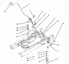 Toro 71202 (12-38XL) - 12-38XL Lawn Tractor, 1995 (5900001-5999999) Ersatzteile SHIFT ASSEMBLY