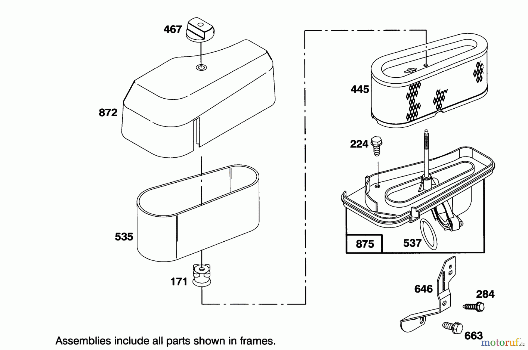 Toro Neu Mowers, Lawn & Garden Tractor Seite 1 71205 (13-38XL) - Toro 13-38XL Lawn Tractor, 1995 (59000001-59999999) ENGINE BRIGGS & STRATTON MODEL 28M707-0122-01 #4