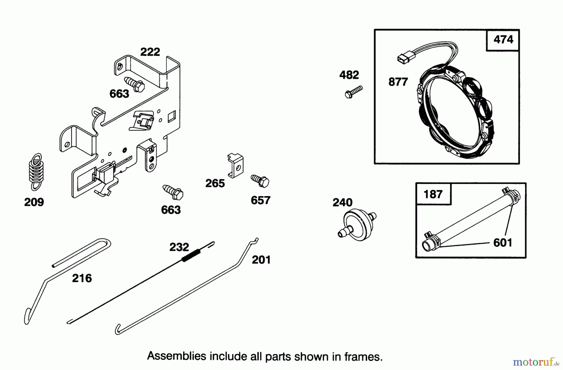 Toro Neu Mowers, Lawn & Garden Tractor Seite 1 71205 (13-38XL) - Toro 13-38XL Lawn Tractor, 1995 (59000001-59999999) ENGINE BRIGGS & STRATTON MODEL 28M707-0122-01 #5