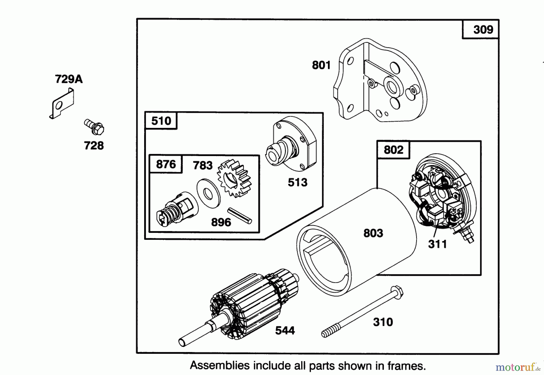 Toro Neu Mowers, Lawn & Garden Tractor Seite 1 71205 (13-38XL) - Toro 13-38XL Lawn Tractor, 1995 (59000001-59999999) ENGINE BRIGGS & STRATTON MODEL 28M707-0122-01 #7