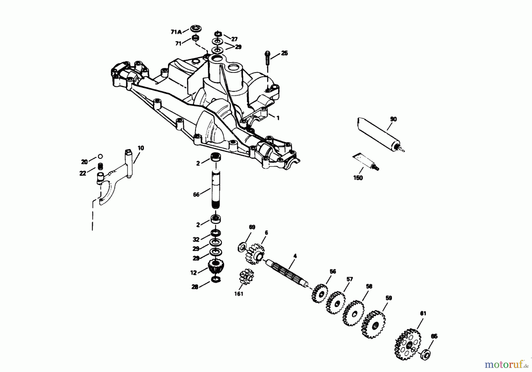 Toro Neu Mowers, Lawn & Garden Tractor Seite 1 71205 (13-38XL) - Toro 13-38XL Lawn Tractor, 1995 (59000001-59999999) PEERLESS TRANSAXLE MODEL NO. 915-020 #1