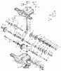 Toro 71208 (13-38XL) - 13-38XL Lawn Tractor, 1997 (7900001-7999999) Ersatzteile PEERLESS TRANSAXLE MODES MST 205-509A