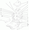 Toro 71208 (13-38XL) - 13-38XL Lawn Tractor, 1997 (7900001-7999999) Ersatzteile SEAT ASSEMBLY