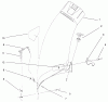 Toro 79103 - 38" Twin Bagger, XL Series Lawn Tractors, 1996 (6900001-6999999) Ersatzteile CHUTE ASSEMBLY #94-6036