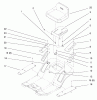 Toro 71208 (13-38XL) - 13-38XL Lawn Tractor, 1998 (8900001-8999999) Ersatzteile SEAT ASSEMBLY