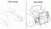 Toro 79103 - 38" Twin Bagger, XL Series Lawn Tractors, 1996 (6900001-6999999) Ersatzteile MOUNTING HARDWARE