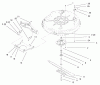 Toro 71209 (13-32XLE) - 13-32XLE Lawn Tractor, 2000 (200000001-200999999) Ersatzteile 32" DECK COMPONENTS ASSEMBLY #2