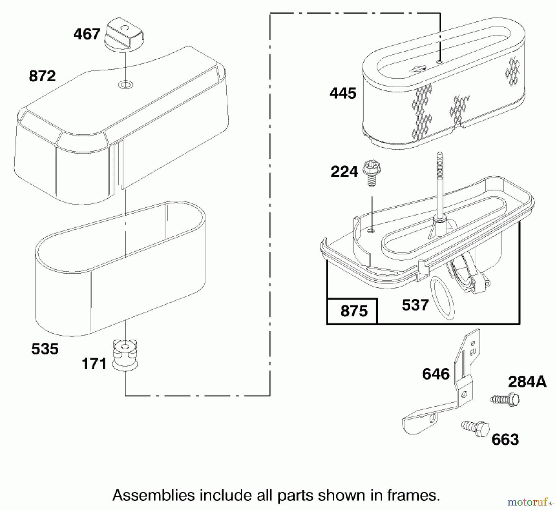 Toro Neu Mowers, Lawn & Garden Tractor Seite 1 71209 (13-32XLE) - Toro 13-32XLE Lawn Tractor, 2000 (200000001-200999999) ENGINE BRIGGS & STRATTON MODEL 28M707-1122-E1 #5