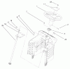 Toro 71209 (13-32XLE) - 13-32XLE Lawn Tractor, 2000 (200000001-200999999) Ersatzteile FIXED STEERING ASSEMBLY