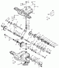 Toro 71209 (13-32XLE) - 13-32XLE Lawn Tractor, 2000 (200000001-200999999) Ersatzteile PEERLESS TRANSAXLE MODEL MST 205-509