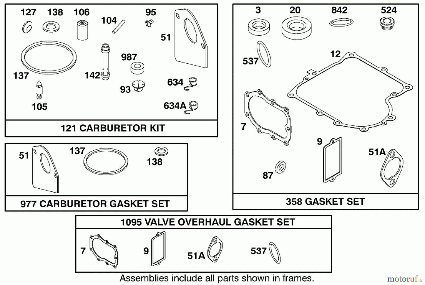Toro Neu Mowers, Lawn & Garden Tractor Seite 1 71209 (13-32XLE) - Toro 13-32XLE Lawn Tractor, 2001 (210000001-210999999) ENGINE BRIGGS & STRATTON MODEL 28M707-1122-E1 #9