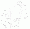 Toro 79103 - 38" Twin Bagger, XL Series Lawn Tractors, 2009 (290000001-290999999) Ersatzteile CHUTE ASSEMBLY #94-6035