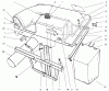 Toro 79103 - 38" Twin Bagger, XL Series Lawn Tractors, 2009 (290000001-290999999) Ersatzteile GRASS CATCHER ASSEMBLY