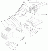 Toro 71209 (13-32XLE) - 13-32XLE Lawn Tractor, 2004 (240000001-240999999) Ersatzteile HOOD AND TOWER ASSEMBLY