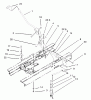 Toro 71209 (13-32XLE) - 13-32XLE Lawn Tractor, 2004 (240000001-240999999) Ersatzteile SHIFTER ASSEMBLY