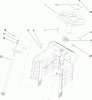 Toro 71209 (XL 320) - XL 320 Lawn Tractor, 2007 (270000001-270999999) Ersatzteile FIXED STEERING ASSEMBLY
