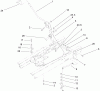 Toro 71209 (XL 320) - XL 320 Lawn Tractor, 2007 (270000001-270999999) Ersatzteile SHIFTER ASSEMBLY