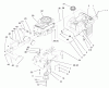 Toro 71215 (14-38HXL) - 14-38HXL Lawn Tractor, 1997 (7900001-7999999) Ersatzteile ENGINE & GAS TANK ASSEMBLY