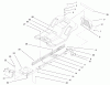 Toro 71215 (14-38HXL) - 14-38HXL Lawn Tractor, 1997 (7900001-7999999) Ersatzteile FRAME ASSEMBLY