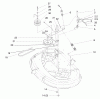 Toro 71215 (14-38HXL) - 14-38HXL Lawn Tractor, 1997 (7900001-7999999) Ersatzteile PULLEY & BELT ASSEMBLY (38" CUTTING UNIT)