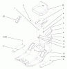 Toro 71215 (14-38HXL) - 14-38HXL Lawn Tractor, 1997 (7900001-7999999) Ersatzteile SEAT ASSEMBLY