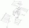 Toro 71215 (14-38HXL) - 14-38HXL Lawn Tractor, 1997 (7900001-7999999) Ersatzteile STEERING ASSEMBLY
