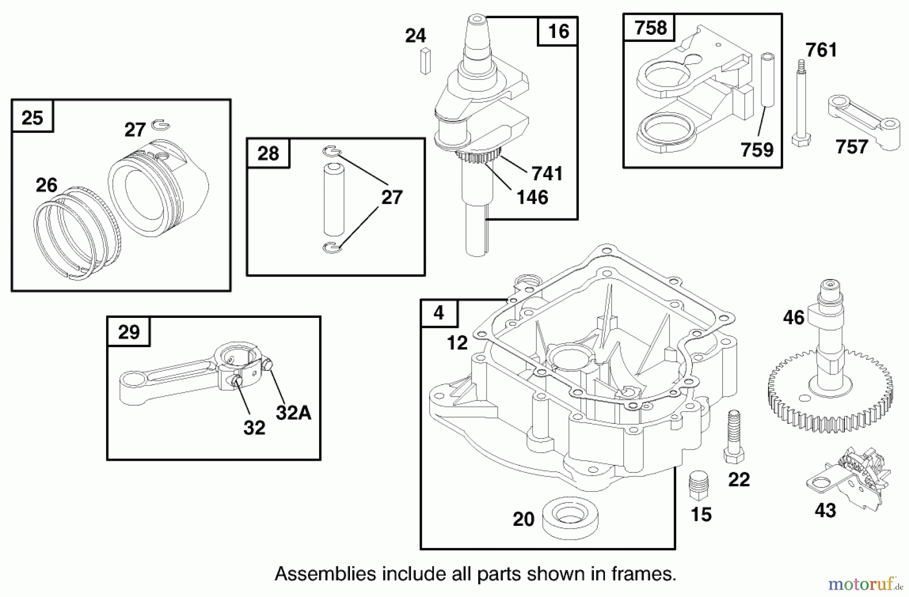 Toro Neu Mowers, Lawn & Garden Tractor Seite 1 71215 (14-38HXL) - Toro 14-38HXL Lawn Tractor, 1998 (8900001-8999999) ENGINE BRIGGS & STRATTON MODEL 28N707-1131-E1 #3
