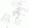 Toro 71215 (14-38HXL) - 14-38HXL Lawn Tractor, 1998 (8900001-8999999) Ersatzteile STEERING ASSEMBLY