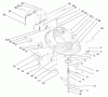 Toro 71219 (14-38HXL) - 14-38HXL Lawn Tractor, 1997 (7900001-7999999) Ersatzteile DECK ASSEMBLY (38" CUTTING UNIT)