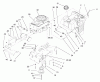 Toro 71219 (14-38HXL) - 14-38HXL Lawn Tractor, 1997 (7900001-7999999) Ersatzteile ENGINE & GAS TANK ASSEMBLY