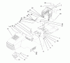 Toro 71219 (14-38HXL) - 14-38HXL Lawn Tractor, 1997 (7900001-7999999) Ersatzteile HOOD ASSEMBLY