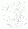 Toro 71219 (14-38HXL) - 14-38HXL Lawn Tractor, 1997 (7900001-7999999) Ersatzteile SEAT ASSEMBLY