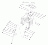 Toro 71219 (14-38HXL) - 14-38HXL Lawn Tractor, 1997 (7900001-7999999) Ersatzteile STEERING ASSEMBLY