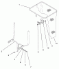 Toro 79104 - 44" Vacuum Bagger, XL Series Lawn Tractors, 1997 (7900001-7999999) Ersatzteile BAG ASSEMBLY