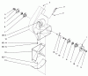 Toro 79104 - 44" Vacuum Bagger, XL Series Lawn Tractors, 1997 (7900001-7999999) Ersatzteile BLOWER & IMPELLER ASSEMBLY