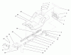 Toro 71219 (14-38HXL) - 14-38HXL Lawn Tractor, 1998 (8900001-8999999) Ersatzteile FRAME ASSEMBLY