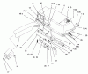 Toro 79104 - 44" Vacuum Bagger, XL Series Lawn Tractors, 1997 (7900001-7999999) Ersatzteile HOPPER & CHUTE ASSEMBLY