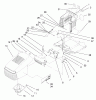 Toro 71219 (14-38HXL) - 14-38HXL Lawn Tractor, 1998 (8900001-8999999) Ersatzteile HOOD ASSEMBLY