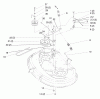 Toro 71219 (14-38HXL) - 14-38HXL Lawn Tractor, 1998 (8900001-8999999) Ersatzteile PULLEY & BELY ASSEMBLY (38" CUTTING UNIT)