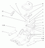 Toro 71219 (14-38HXL) - 14-38HXL Lawn Tractor, 1998 (8900001-8999999) Ersatzteile SEAT ASSEMBLY