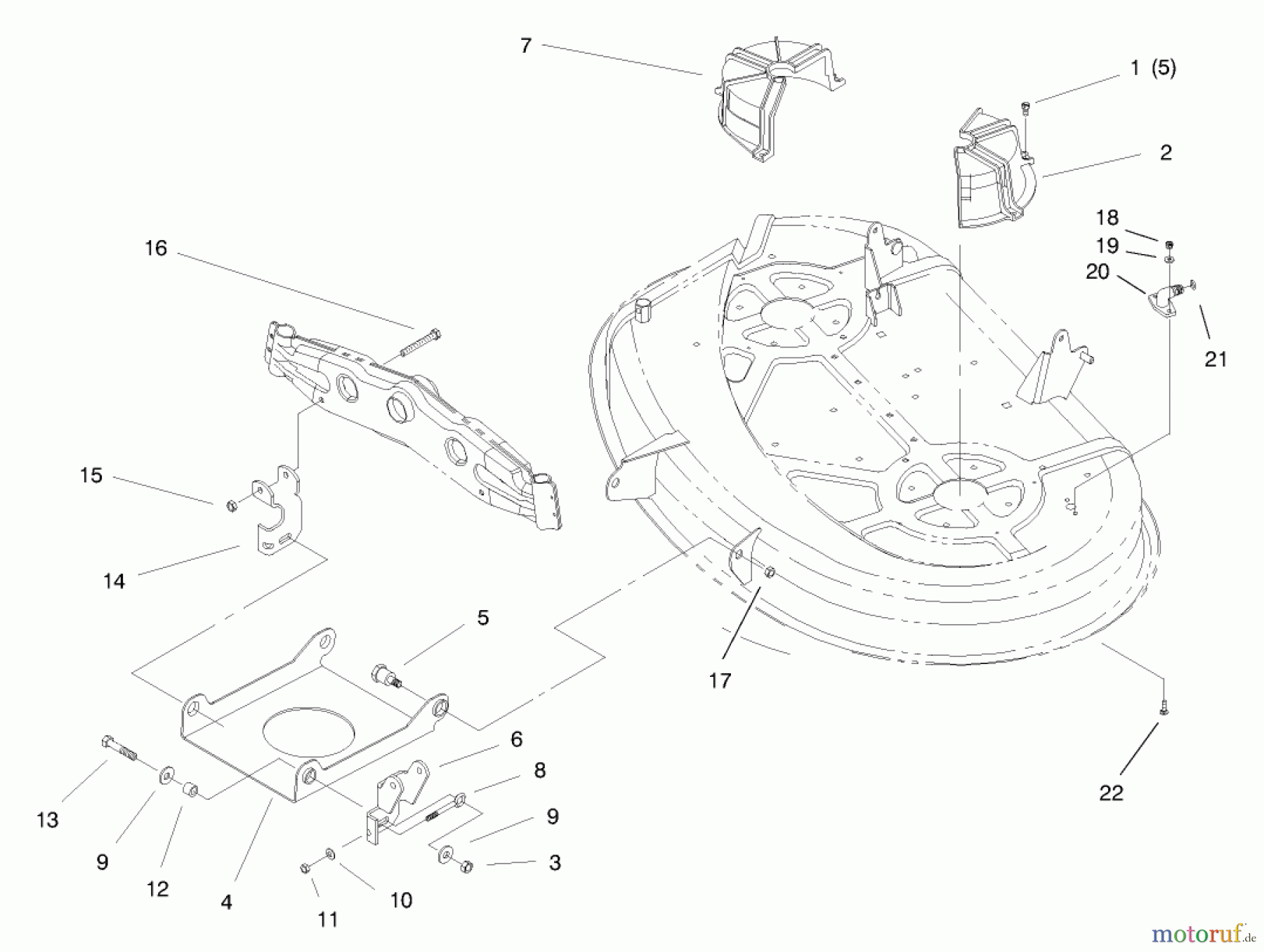  Toro Neu Mowers, Lawn & Garden Tractor Seite 1 71219 (14-38HXL) - Toro 14-38HXL Lawn Tractor, 1998 (8900001-8999999) SUSPENSION ASSEMBLY (38