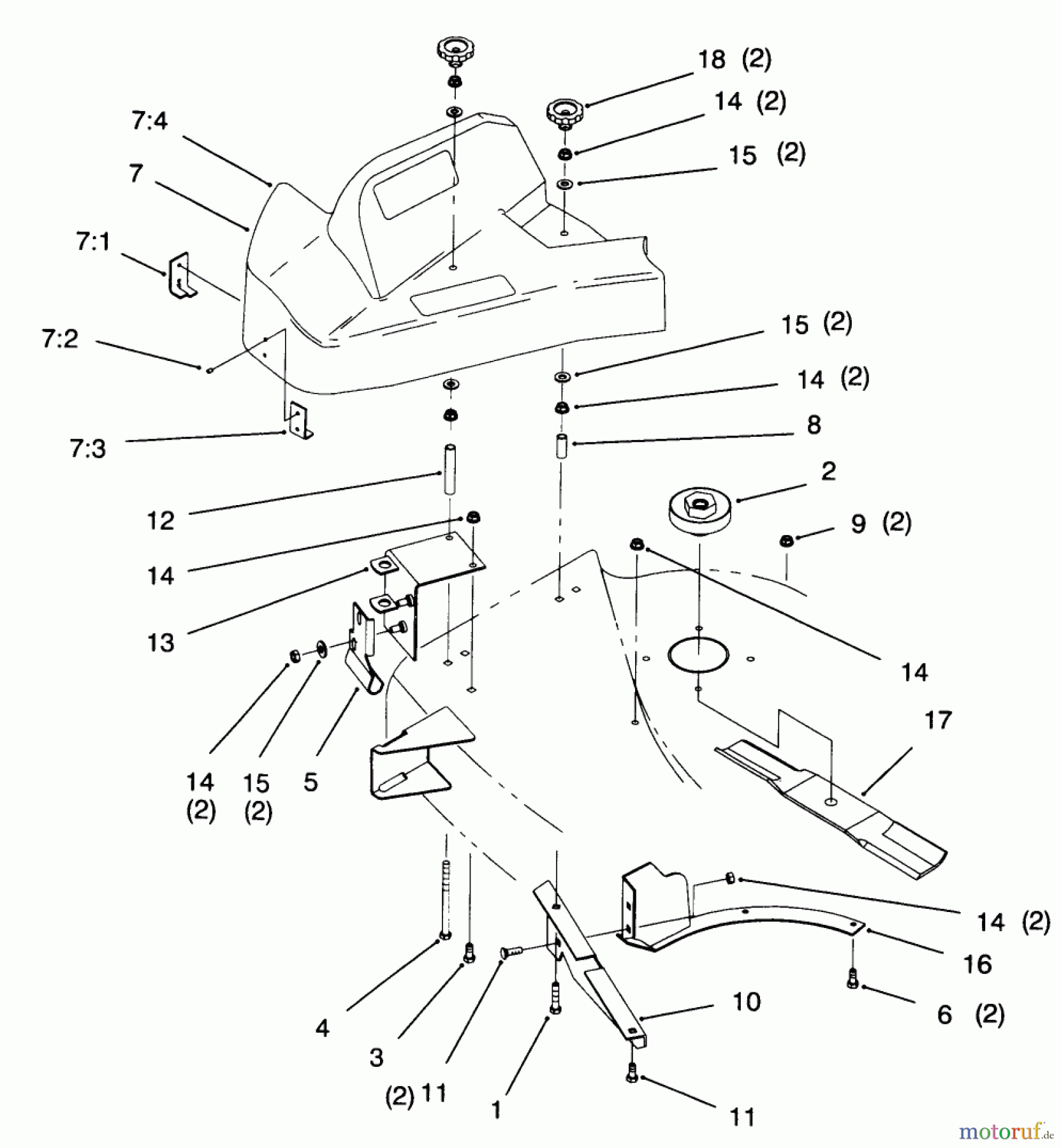 Toro Neu Accessories, Mower 79104 - Toro 44