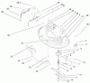 Toro 71221 (15-38HXL) - 15-38HXL Lawn Tractor, 1999 (9900001-9999999) Ersatzteile 38" DECK ASSEMBLY
