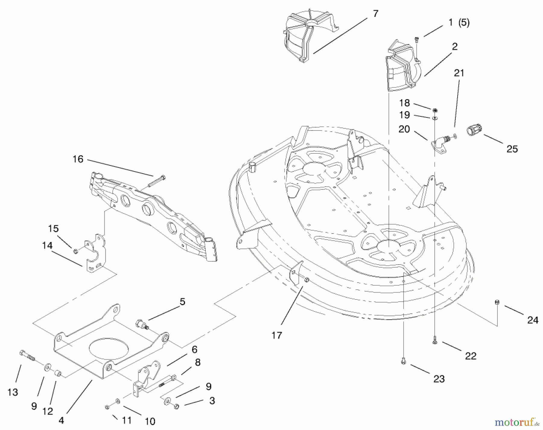 Toro Neu Mowers, Lawn & Garden Tractor Seite 1 71221 (15-38HXL) - Toro 15-38HXL Lawn Tractor, 1999 (9900001-9999999) 38