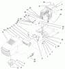 Toro 71221 (15-38HXL) - 15-38HXL Lawn Tractor, 1999 (9900001-9999999) Ersatzteile HOOD & TOWER ASSEMBLY