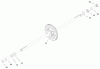 Toro 71221 (15-38HXL) - 15-38HXL Lawn Tractor, 1999 (9900001-9999999) Ersatzteile HYDRO TRANSAXLE ASSEMBLY #3