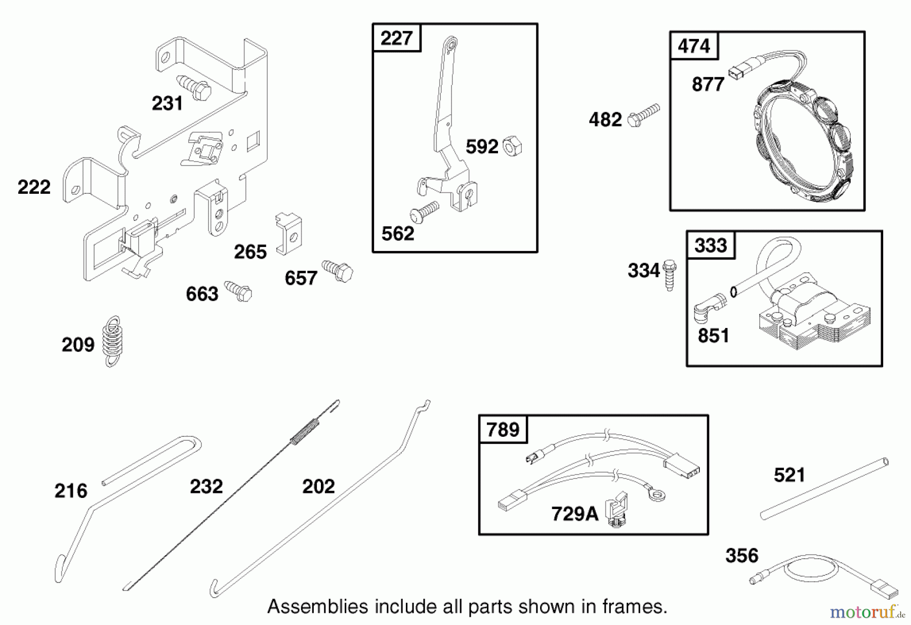 Toro Neu Mowers, Lawn & Garden Tractor Seite 1 71223 (16-38XL) - Toro 16-38XL Lawn Tractor, 2000 (200000001-200999999) ENGINE BRIGGS & STRATTON MODEL 28Q777-0690-E1 #6