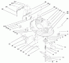 Toro 71223 (16-38XL) - 16-38XL Lawn Tractor, 2000 (200000001-200999999) Ersatzteile HEIGHT OF CUT COMPONENTS ASSEMBLY #1