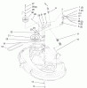 Toro 71223 (16-38XL) - 16-38XL Lawn Tractor, 2000 (200000001-200999999) Ersatzteile HEIGHT OF CUT COMPONENTS ASSEMBLY #2